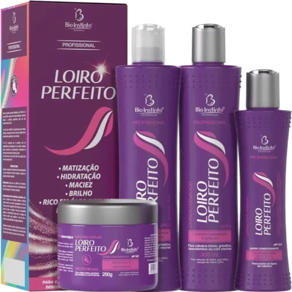 Kit Loiro Perfeito 4x1 - Bio Instinto