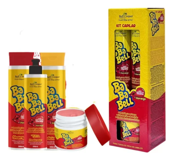 Kit Bababell Morango 4x1- Bell Corpus