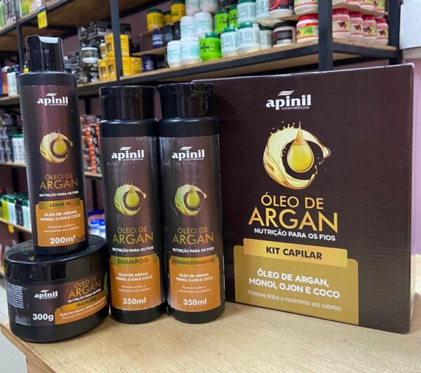Kit Capilar Óleo de Argan 4x1 - Apinil - Image 2