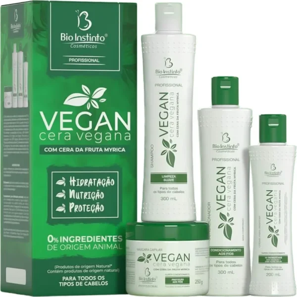 kit Vegan Cera Vegana 4x1- Bio Instinto