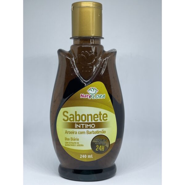 Sabonete íntimo Aroeira com Barbatimão 240ml - NatyFlora