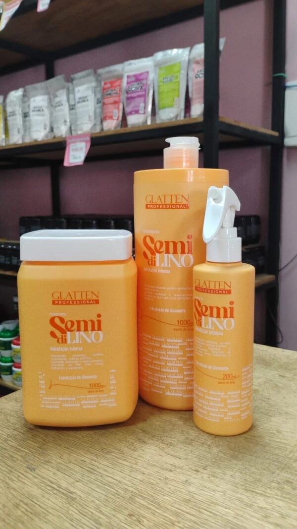 KIT SALÃO SEMI DI LINO - GLATTEN PROFISSIONAL