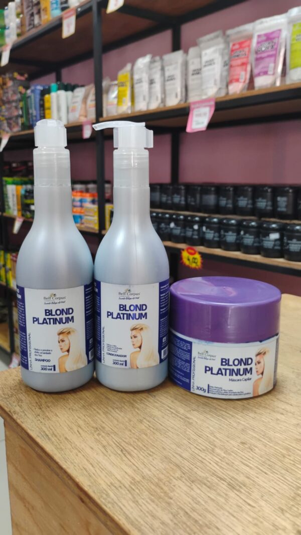 KIT CAP. TRIO BLOND PLATINUM- B.C