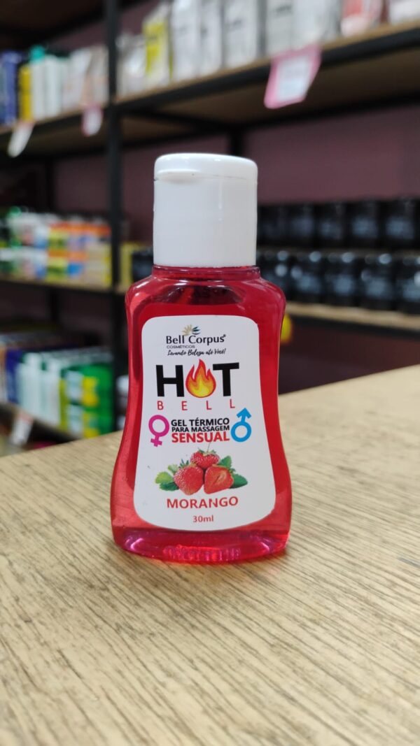 HOT GEL TERMICO SENSUAL MORANGO 30ml - B.C