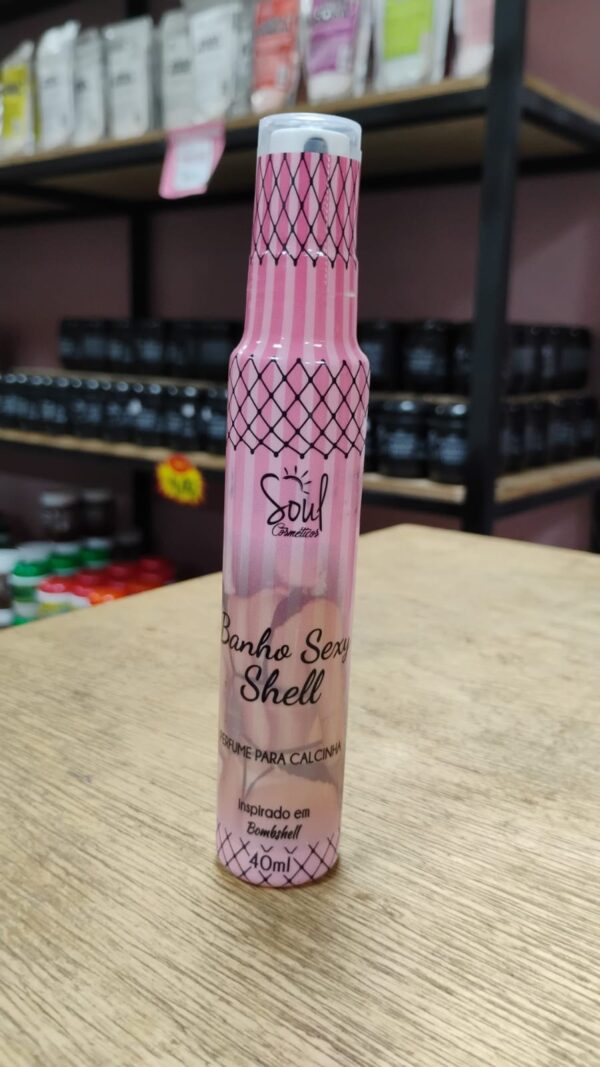 PERFUME DE CALCINHA BANHO SEXY SHELL 40ML- SOUL COSMETICOS