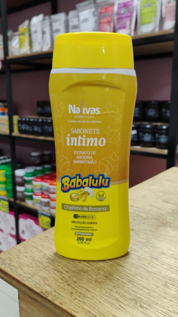 SABONETE INTIMO BABALULU CHEIR. BANANA 200ML- NATIVAS