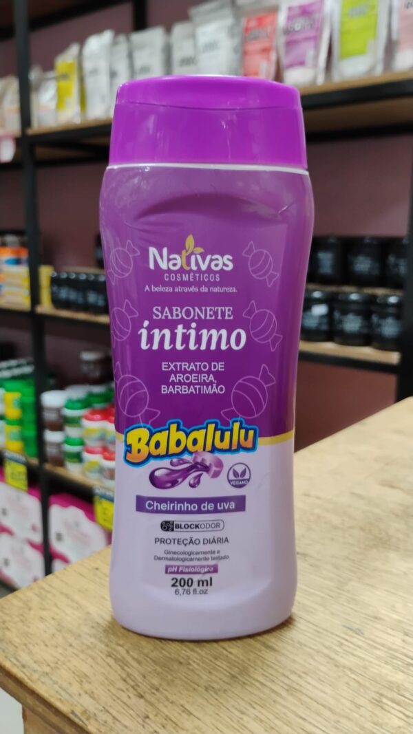 SABONETE BABALULU CHEIRINHO UVA 200ML- NATIVAS