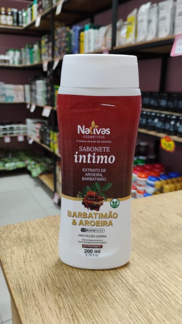 SABONETE INTIMO BARBATIMAO E AROEIRA 200ML- NATIVAS