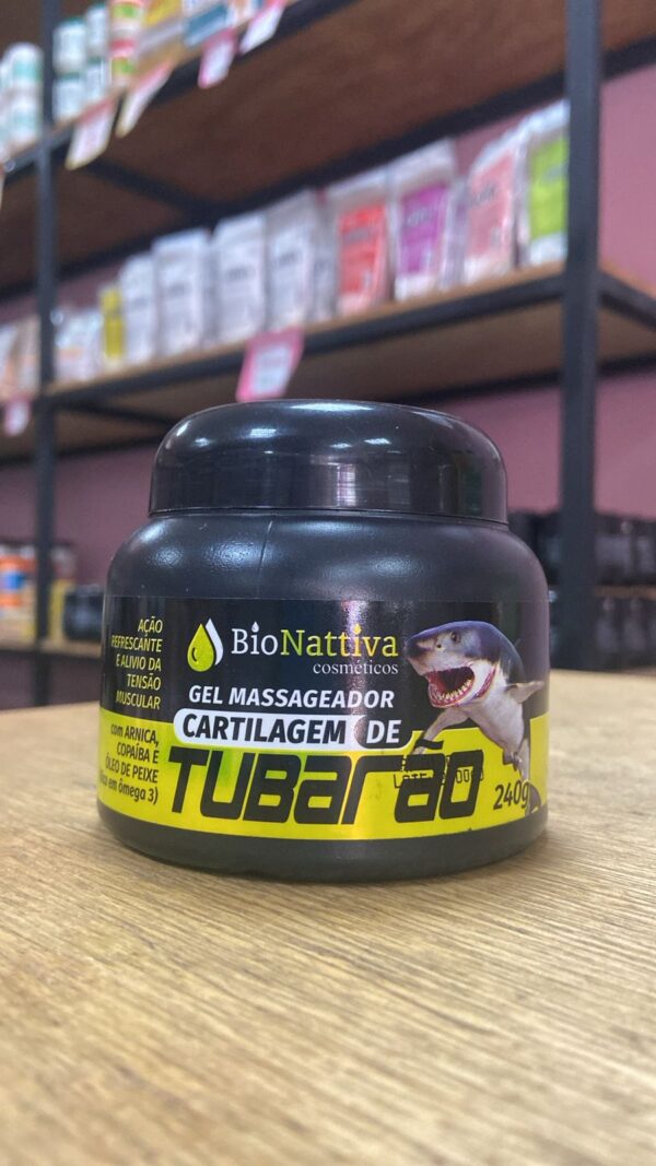 GEL MASS. CARTILAGEM DE TUBARAO 240G - BIO NAT
