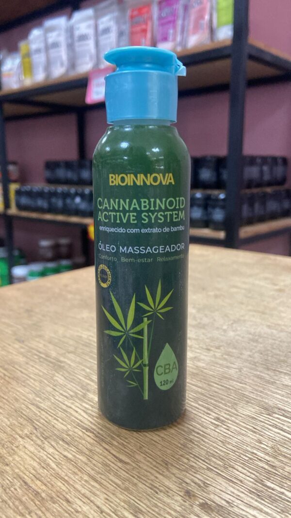 OLEO DE MASSAG CANNABINOID ACTIVE SYSTEM 120ML - BIOINNOVA