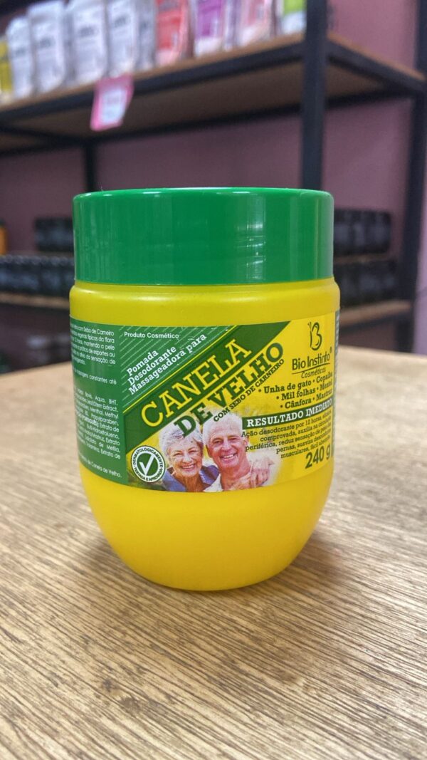 Pom. Mass. Canela de Velho C/sebo de carneiro 150g- B.I