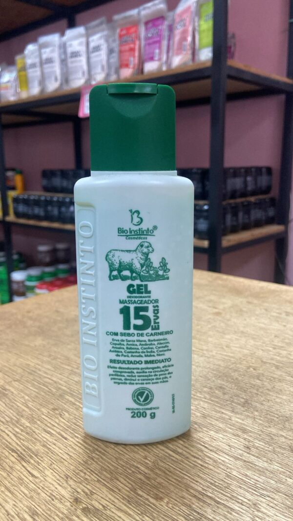 GEL MASS. 15 ERVAS 200g - B.I