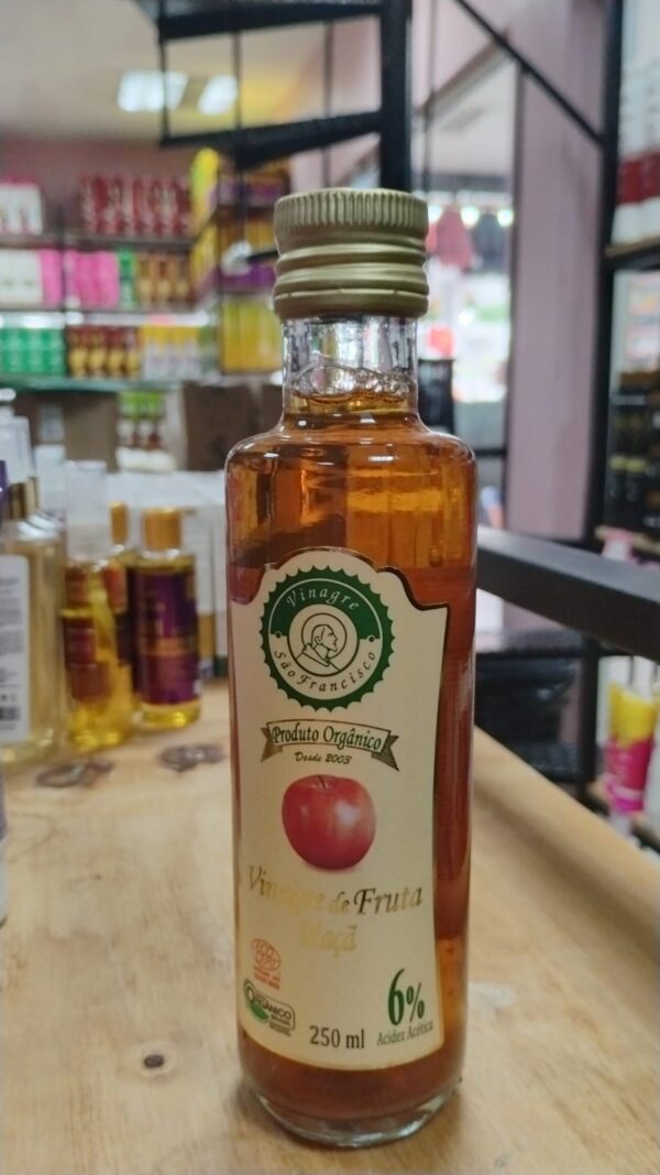 VINAGRE DE FRUTA MAÇA - ORGANICO 6% ACIDEZ 250ml - SAO FRANCISCO