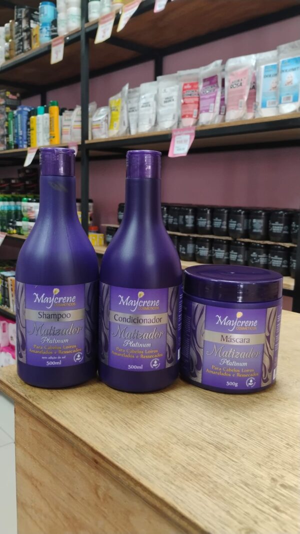 KIT MATIZADOR PLATINUM LOIROS. 3 EM1 500ML- MAYCRENE